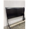 Image 4 : BRAND NEW QUEEN SIZE BLACK AVENZA SLEIGH STYLE BEDFRAME