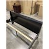 Image 5 : BRAND NEW QUEEN SIZE BLACK AVENZA SLEIGH STYLE BEDFRAME