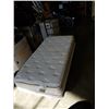 Image 1 : SINGLE SIZE CLARA CONTOUR COLLECTION MATTRESS WITH BOX SPRING, HEADBOARD AND ROLLER FRAME