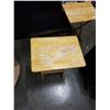 Image 3 : 3 MAPLE TV TRAYS, WITH WOODEN TRAY