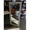 Image 1 : WHITE 65 INCH TALL MIRROR