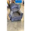 Image 1 : DARK GREY GLIDER ROCKER RECLINER ARMCHAIR
