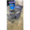 Image 5 : DARK GREY GLIDER ROCKER RECLINER ARMCHAIR