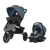 Image 1 : EVENFLO FOLIO3 STROLL & JOG TRAVEL SYSTEM WITH LITEMAX 35 INFANT CAR SEAT - RETAIL $499