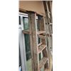 Image 3 : 8 FOOT WOODEN A FRAME LADDER AND ALUMINUM EXTENSION LADDER