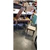 Image 1 : VINTAGE RAYMOND SEWING MACHINE WITH TRESTLE TABLE