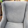 Image 3 : BRAND NEW COMFORTLAND WING BACK ACCENT CHAIR - RETAIL $799 W/ GEL AND FEATHER FILLED CUSHIONS FOR EX