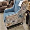 Image 6 : BRAND NEW COMFORTLAND WING BACK ACCENT CHAIR - RETAIL $799 W/ GEL AND FEATHER FILLED CUSHIONS FOR EX