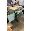 Image 3 : 2 GREEN METAL CABINETS