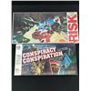 Image 1 : VINTAGE BOARD GAME LOT RISK/CONSPIRACY CONSPIRATION