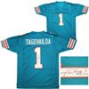 Image 1 : TUA TAGOVAILOA SIGNED MIAMI DOLPHINS FOOTBALL JERSEY (BECKETT COA)