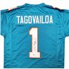 Image 3 : TUA TAGOVAILOA SIGNED MIAMI DOLPHINS FOOTBALL JERSEY (BECKETT COA)