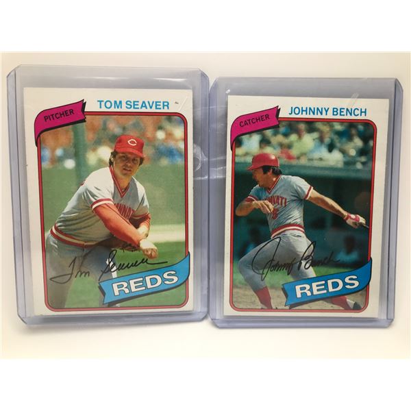 1970 TOPPS BASEBALL STAR CARD LOT (BENCH/SEAVER)