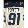 Image 2 : COLE PERFETTI SIGNED JETS ADIDAS PRO JERSEY (AJ COA)