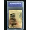 Image 2 : 2003 MERRICK MINT LASER LINE PEYTON MANNING 23K GOLD CARD WCG GRADED 10