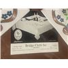 Image 3 : Vintage Table Cloth Linen Luxury Bridge Set By Lady Christina