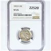 Image 1 : 1923-S Buffalo Nickel NGC VF25