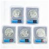 Image 2 : 5 2015-P American Silver Eagle ICG-MS69 RARE P
