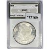Image 1 : 1879 Morgan Silver Dollar NGS MS67