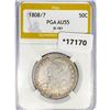 Image 1 : 1808/7 Capped Bust Half Dollar PGA AU55 O-101