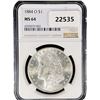 Image 1 : 1884-O Morgan Silver Dollar NGC MS64