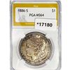 Image 1 : 1886-S Morgan Silver Dollar PGA MS64