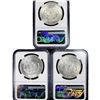 Image 2 : 1898-O Set (3) Morgan Silver Dollar NGC MS63