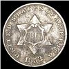 Image 1 : 1853 Silver Three Cent LIGHTLY CIRCULATED