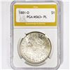 Image 1 : 1881-O Morgan Silver Dollar PGA MS63+ PL