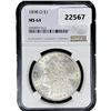 Image 1 : 1898-O Morgan Silver Dollar NGC MS64