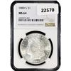 Image 1 : 1880-S Morgan Silver Dollar NGC MS64