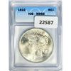 Image 1 : 1922 Silver Peace Dollar ICG MS65