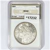 Image 1 : 1881 Morgan Silver Dollar NGS MS68