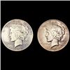 Image 1 : (2) 1934-S Peace Silver Dollars NICELY CIRCULATED
