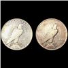 Image 2 : (2) 1934-S Peace Silver Dollars NICELY CIRCULATED