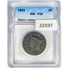 Image 1 : 1831 Large Cent ICG F12 Med Letters