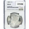 Image 1 : 1880-S Morgan Silver Dollar NGC MS64