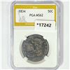 Image 1 : 1834 Capped Bust Half Dollar PGA MS62