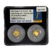 Image 1 : 2021 $5 1/10 oz Amer. Gld Eagle (2 Coins) NGC PF70