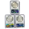 Image 2 : 1901-O, 1898-O (2) Set (3) Morgan Dollars NGC