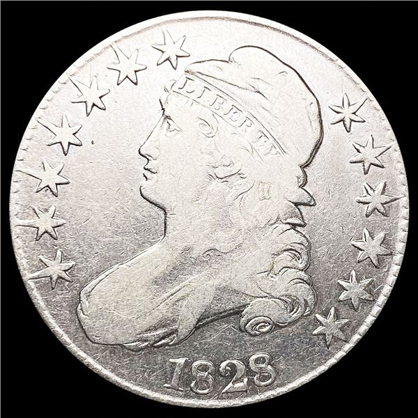 1828 Capped Bust Half Dollar NICELY CIRCULATED