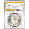 Image 1 : 1880-S Morgan Silver Dollar PGA MS64