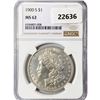Image 1 : 1900-S Morgan Silver Dollar NGC MS62