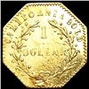 Image 2 : 1875 Octagonal California Gold Dollar CLOSELY