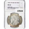 Image 1 : 1878 7TF Morgan Silver Dollar NGC MS62 Rev 78