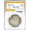 Image 1 : 1811/10 Capped Bust Half Dollar PGA XF45
