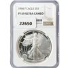 Image 1 : 1994-P American Silver Eagle NGC PF69 UC