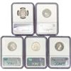 Image 2 : 2003-2009 Set (5) 25C State Commems NGC PF70 UC