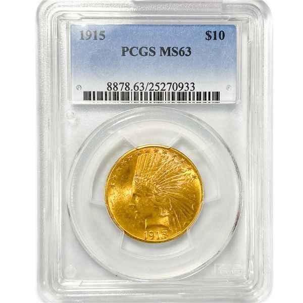 1915 $10 Gold Eagle PCGS MS63