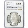 Image 1 : 1880-S Morgan Silver Dollar NGC MS64